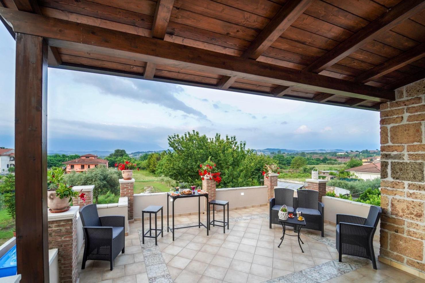 Villa Falcone Alvignano Экстерьер фото